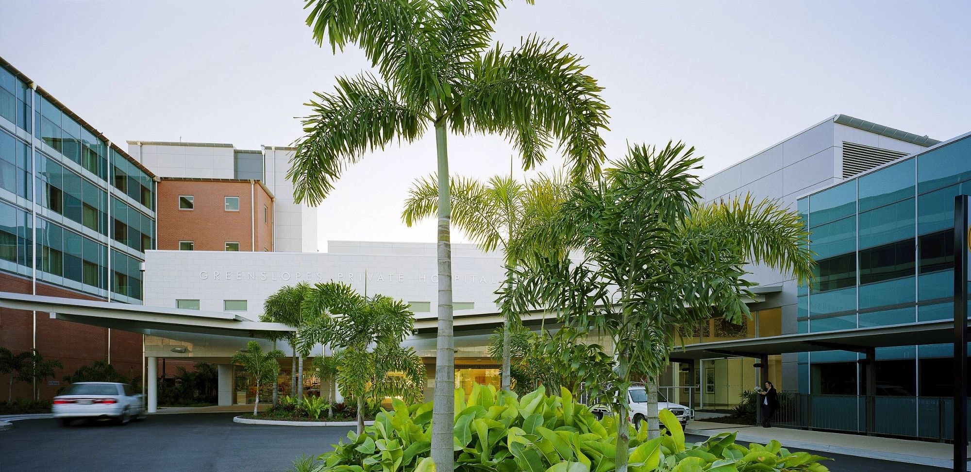 Modern medical building exterior